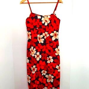 Reitmans Red Floral Mini Dress
